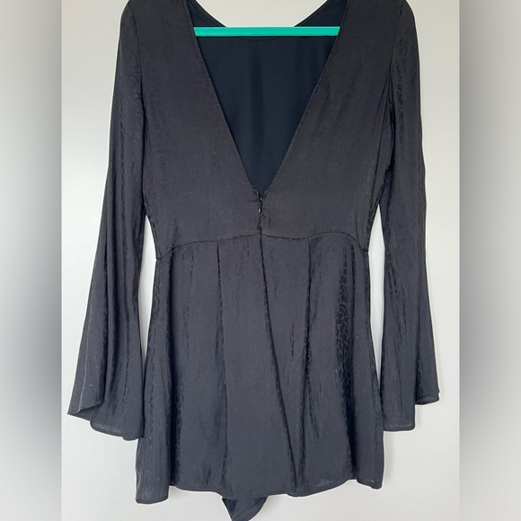 Topshop Long Sleeve Chic Romper - Picture 7 of 12